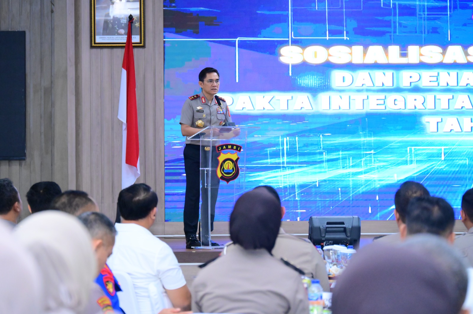 Polda Jambi Gelar Sosialisasi DIPA RKA-K/L dan Penandatanganan Pakta Integritas T.A. 2026